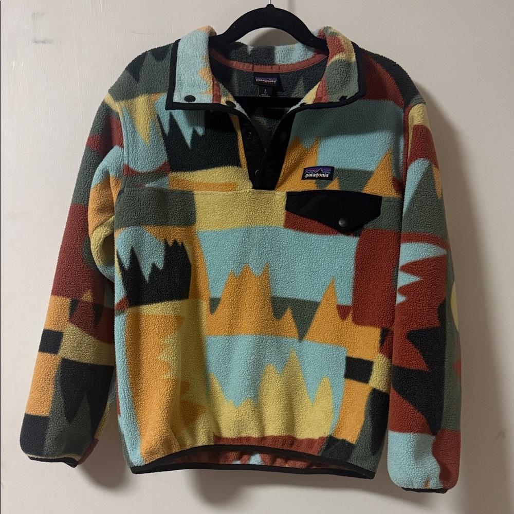 Patagonia Kids Synchilla Snap-T Pullover, Size S(7-8), EUC